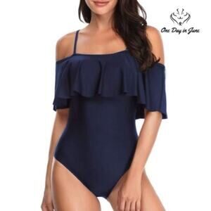 Tempt Me Vintage Off Shoulder One Piece Size XXL